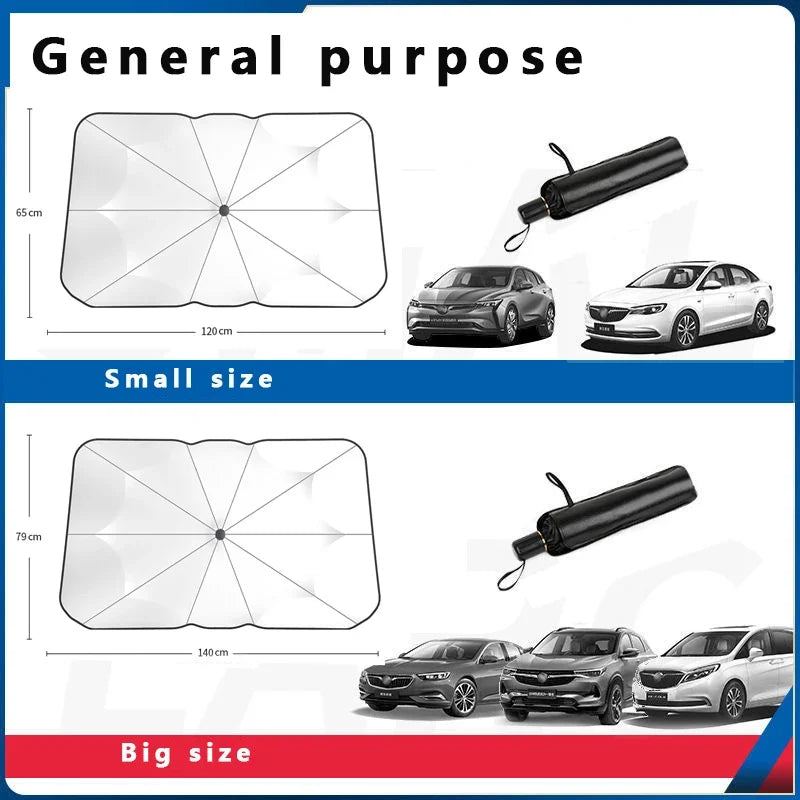 Folding Car Front Windshield Sunshade Umbrella with UV Protection