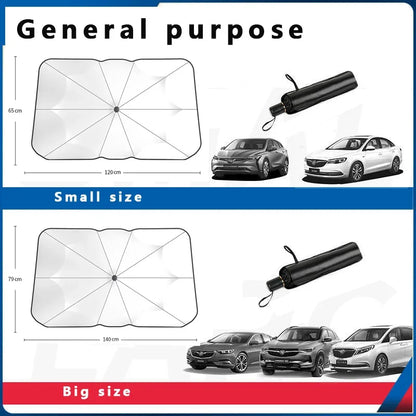 Folding Car Front Windshield Sunshade Umbrella with UV Protection
