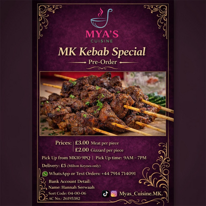Mya’s Cuisine UK(Milton Keynes)