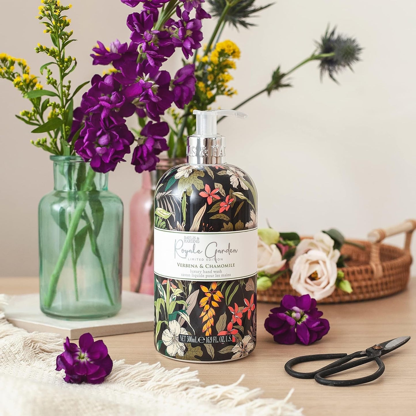 Royale Garden Verbena & Chamomile Hand Wash, 500 Ml (Pack of 6) - Vegan Friendly