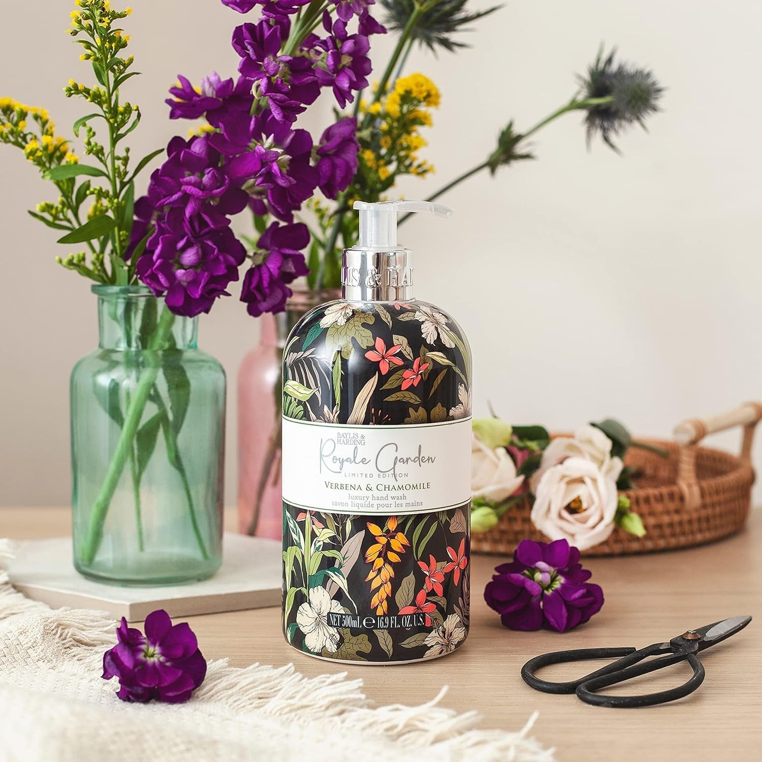 Royale Garden Verbena & Chamomile Hand Wash, 500 Ml (Pack of 6) - Vegan Friendly