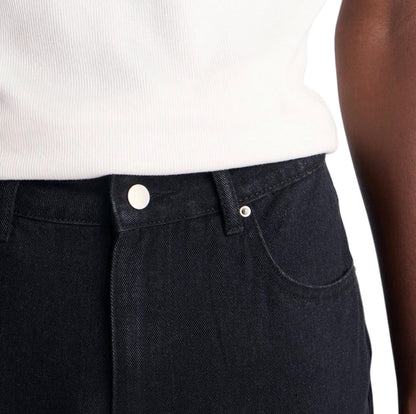 Routine Stacked Skinny Flare Jeans Black