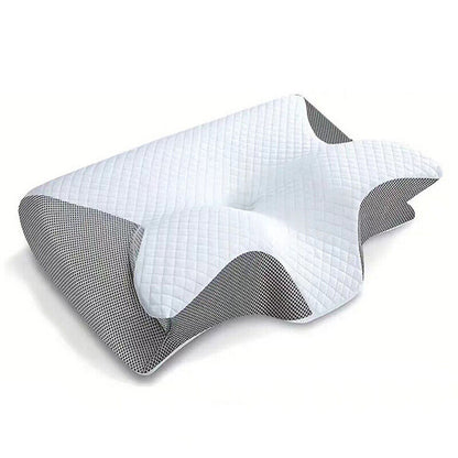 Butterfly-Shaped Memory Foam Neck Pillow for Enhanced Sleep Comfort with Slow Rebound Technology