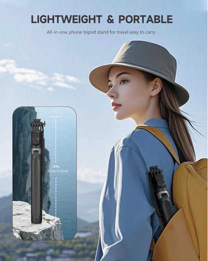 180cm Phone Tripod Selfie Stick Aluminium Stand Wireless Remote