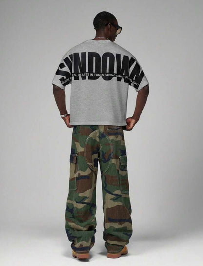 STYNVO Men’s Letter Graphic T Shirt