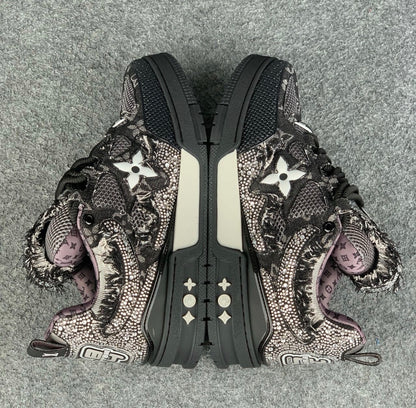 LV Skate Sneaker 'Black Swarovski
Monogram'