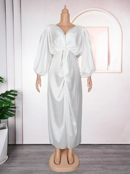 Plus Size Elegant African Dresses for Women Fashion Africa Clothing Turkey Wedding Party Gown Ankara Dashiki Robe Kaftan 2025