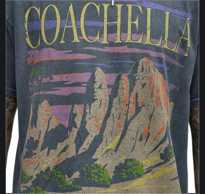 Coachella Valley Short Sleeve Tee Charcoal
