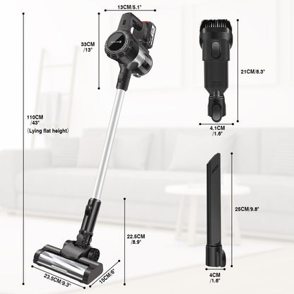 3In1 Cordless Vacuum Cleaner Upright Handheld Stick Lightweight Bagless