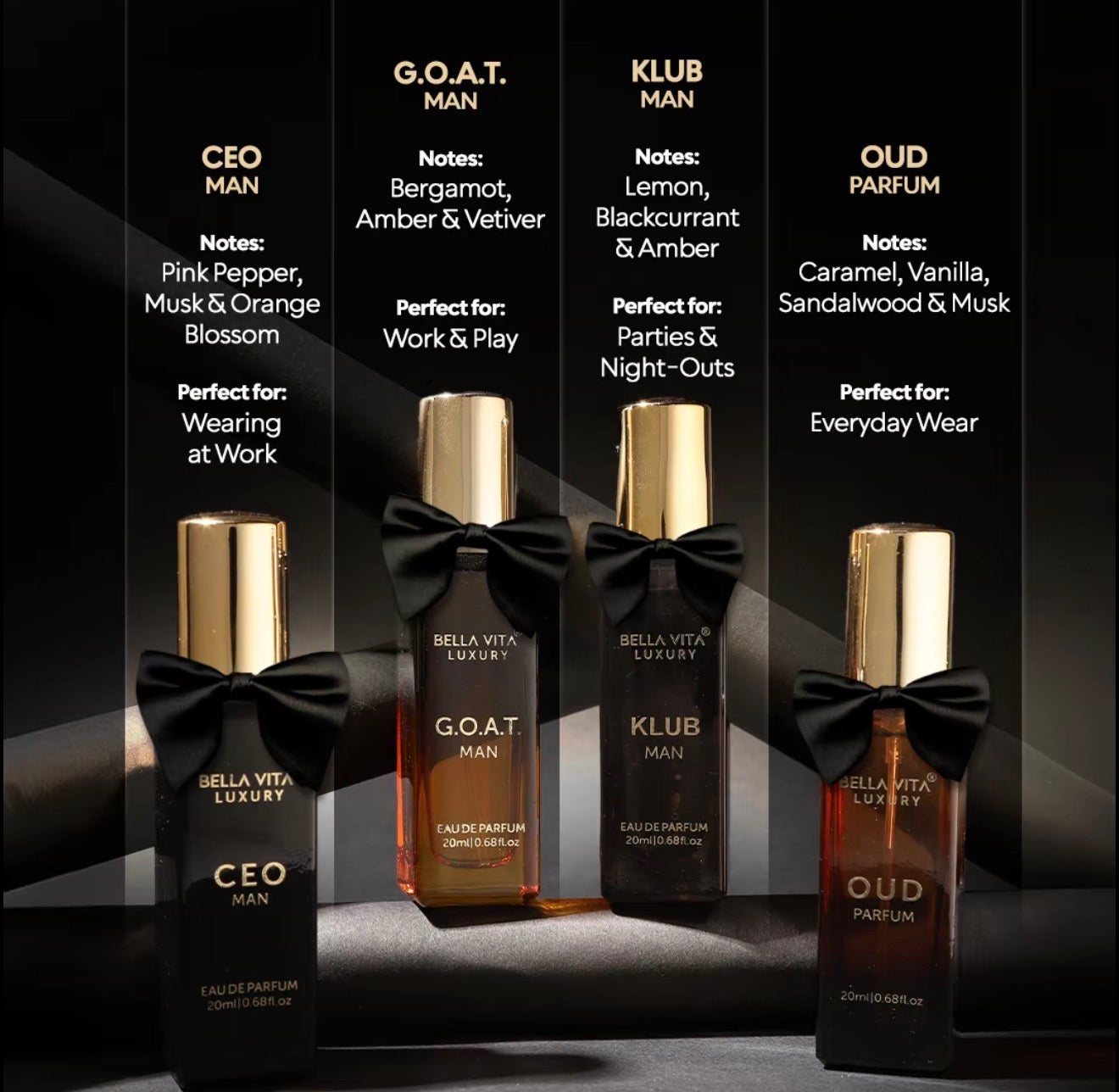 BellaVita Him & Her Perfume Gift Set