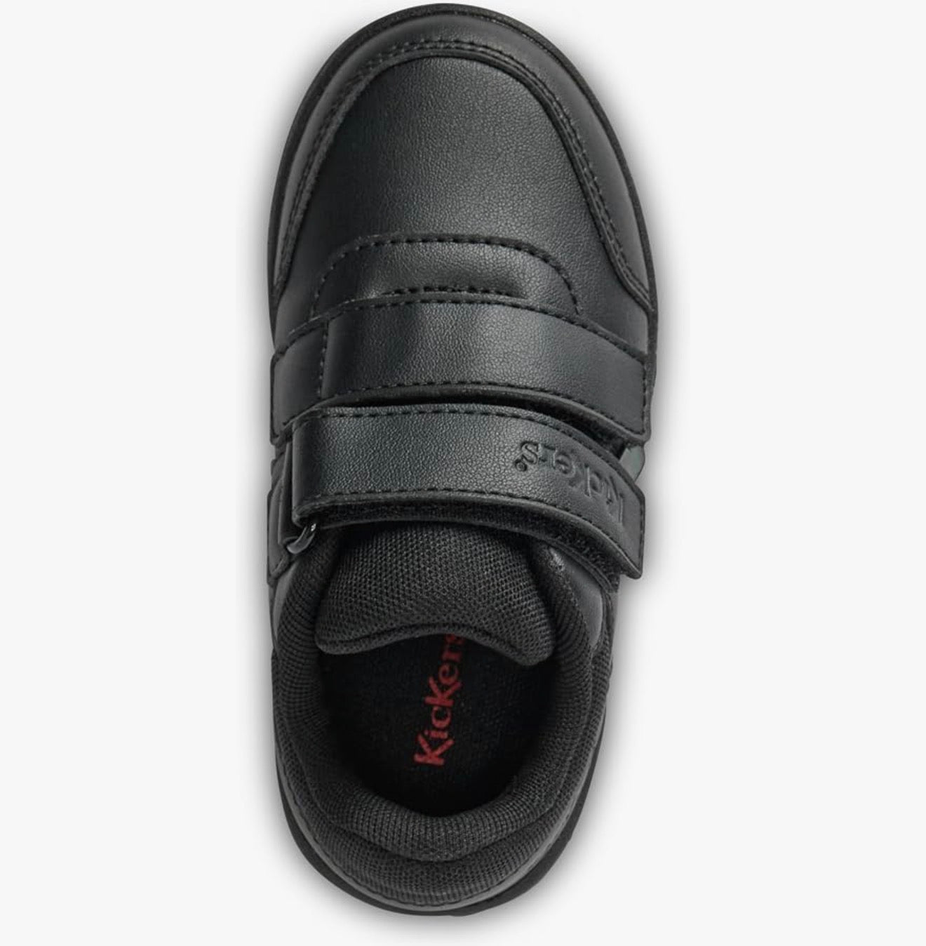 Kickers Kids Mervan Unisex Black School Shoes Trainer Style