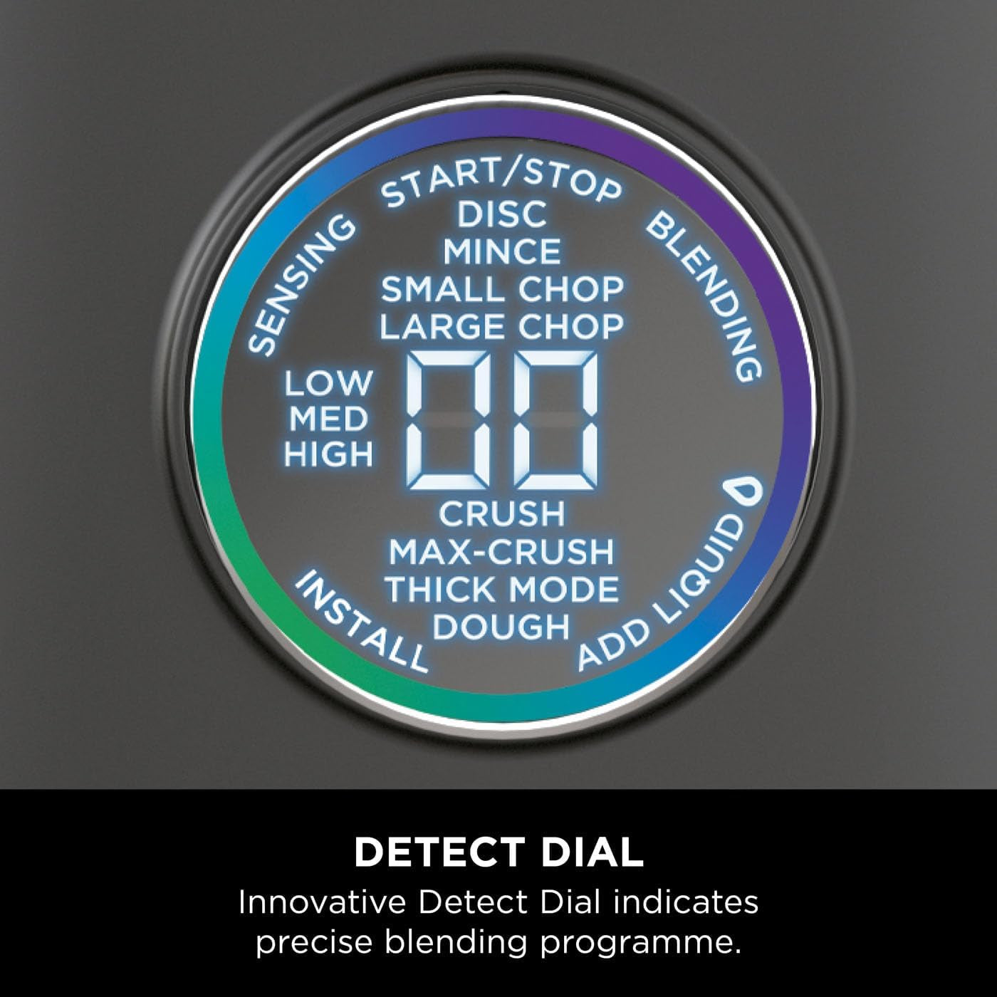 3-In-1 Detect Power Blender Processor Pro, Powerful 1200W Blender, Food Processor Bowl, Dough Blade, 1X Single Serve Cup, Jug, Make Pizza Dough, Blend, Chop & Mix, Black, TB401UK