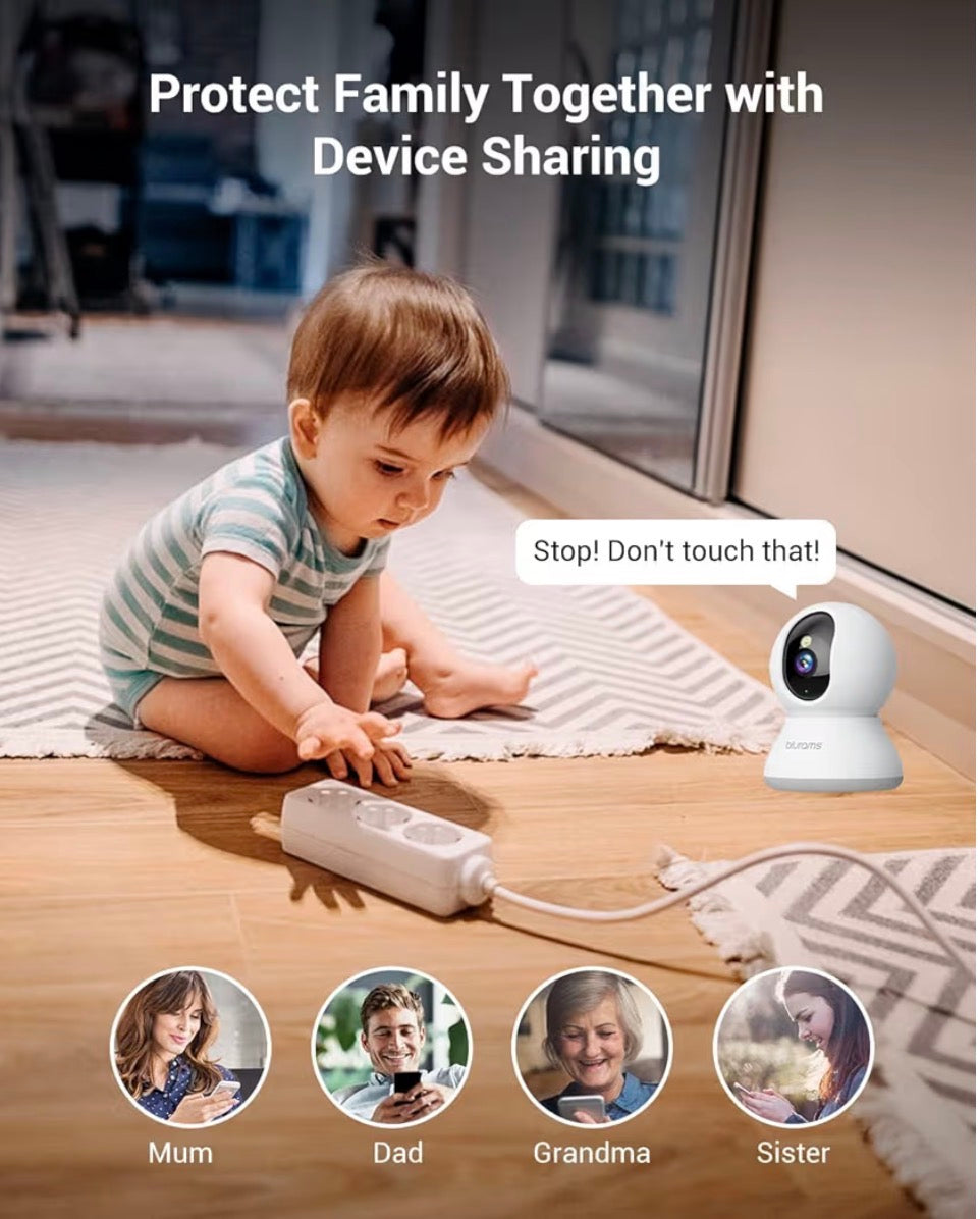 blurams 2K Pet Camera with 360° Motion Tracking