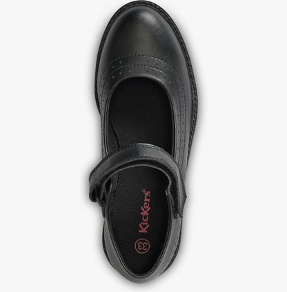 Kickers Girls Lachly Mary Jane School Shoes Cushioned Fit