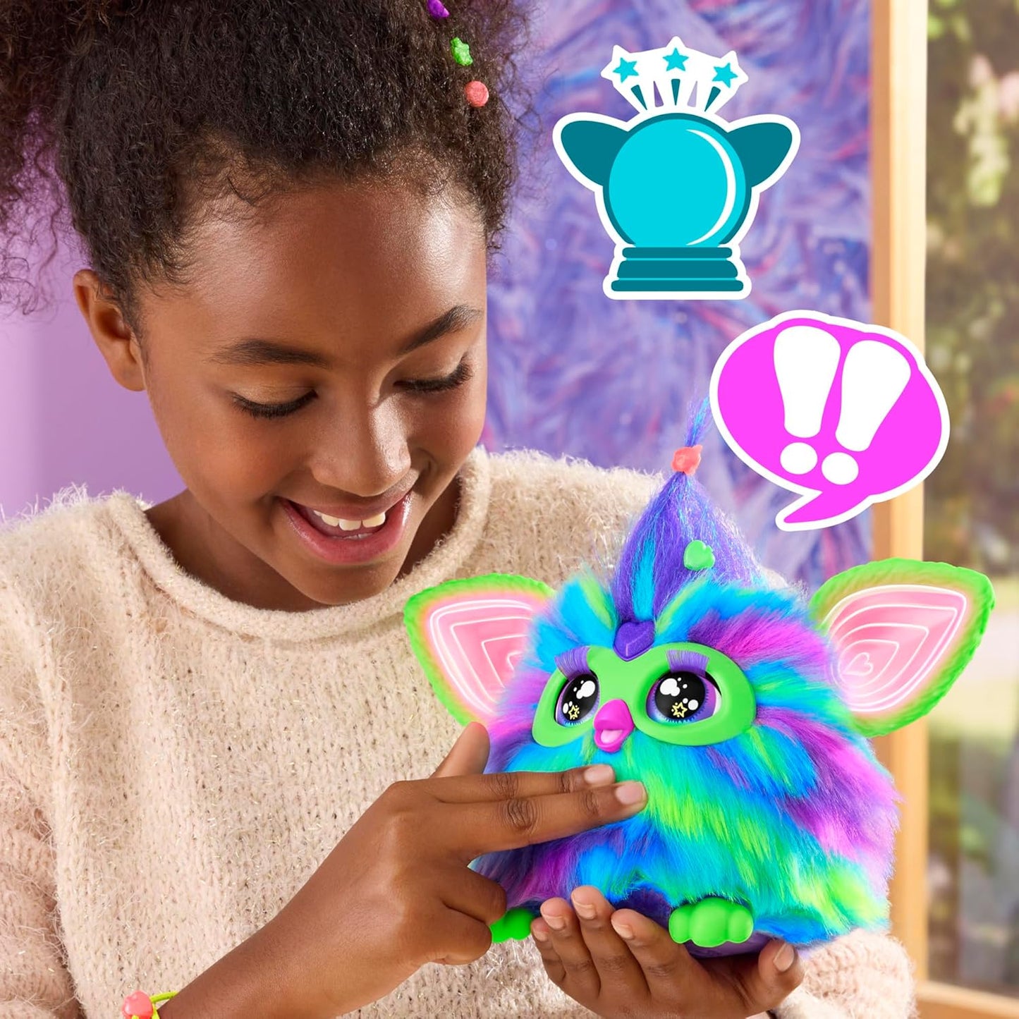 Galaxy Glow in the Dark Interactive Plush Toy - English Version, Galaxie
