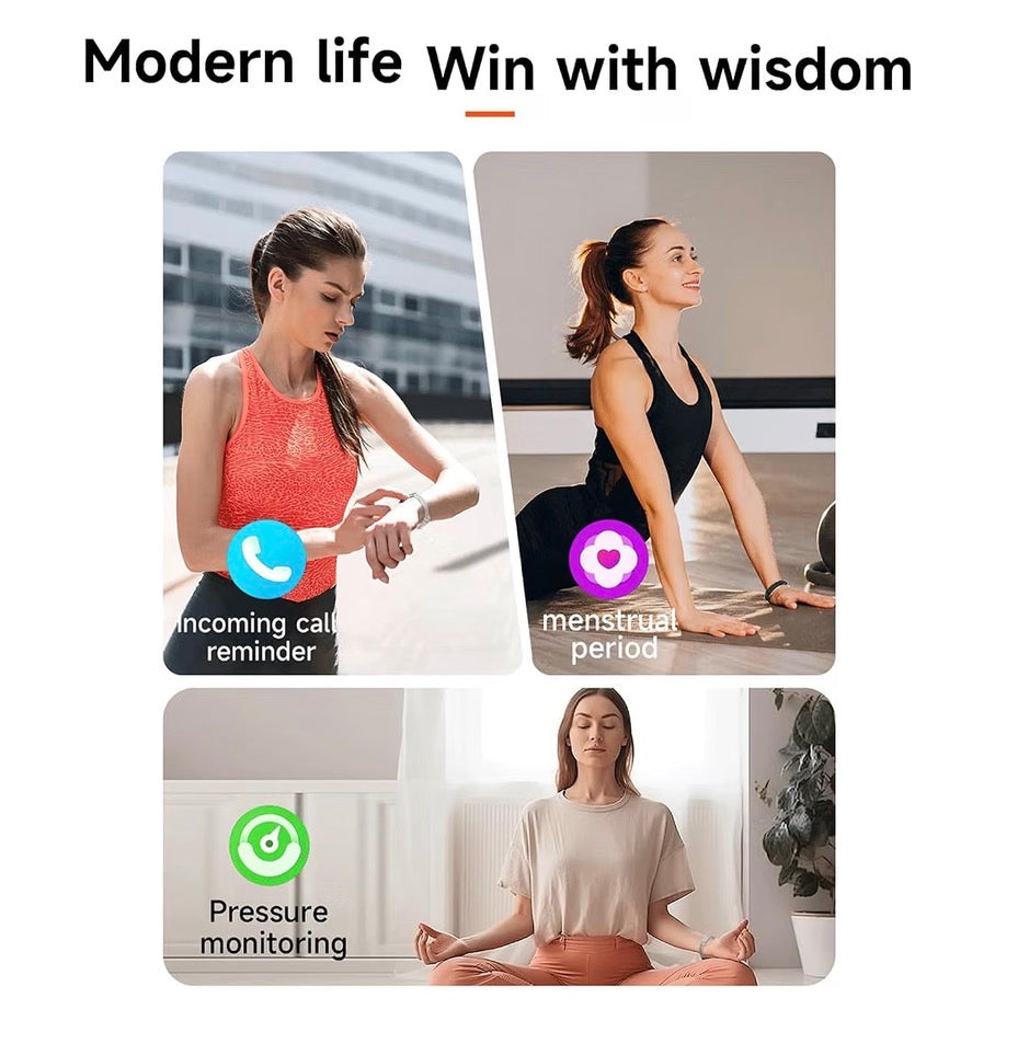 Fitness Tracker Smart Bracelet Heart Rate Sleep Step Monitor