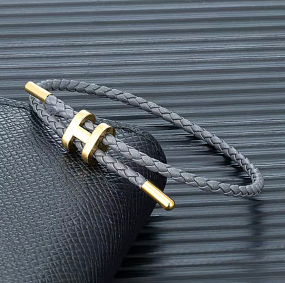 MKENDN Adjustable 3mm Red Braided Leather Bracelet for Men & Women Stainless Steel Jewelry Classic Simple Unisex Couple Gift