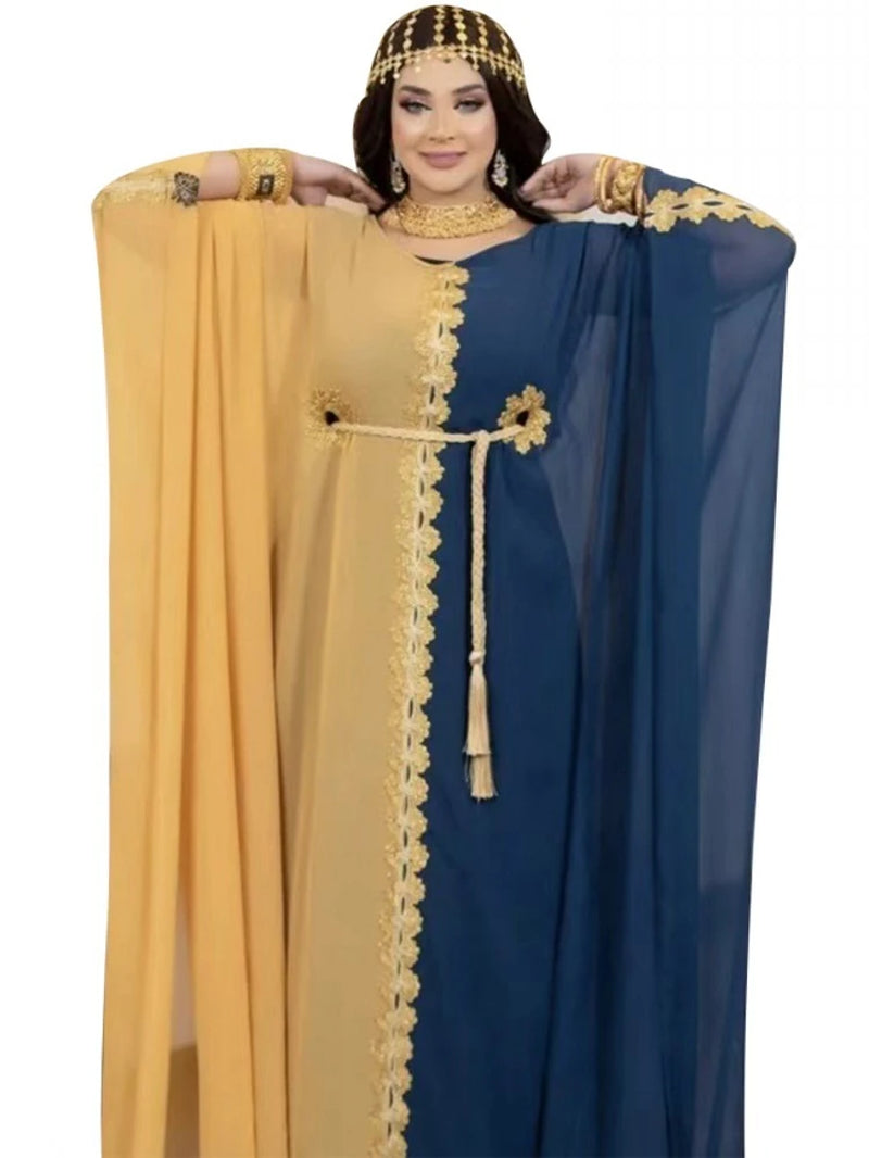 African Dresses for Women Vetement Femme Dashiki Abaya Print Maxi Dress Autumn New Africa Clothes Dashiki Ankara Dresses