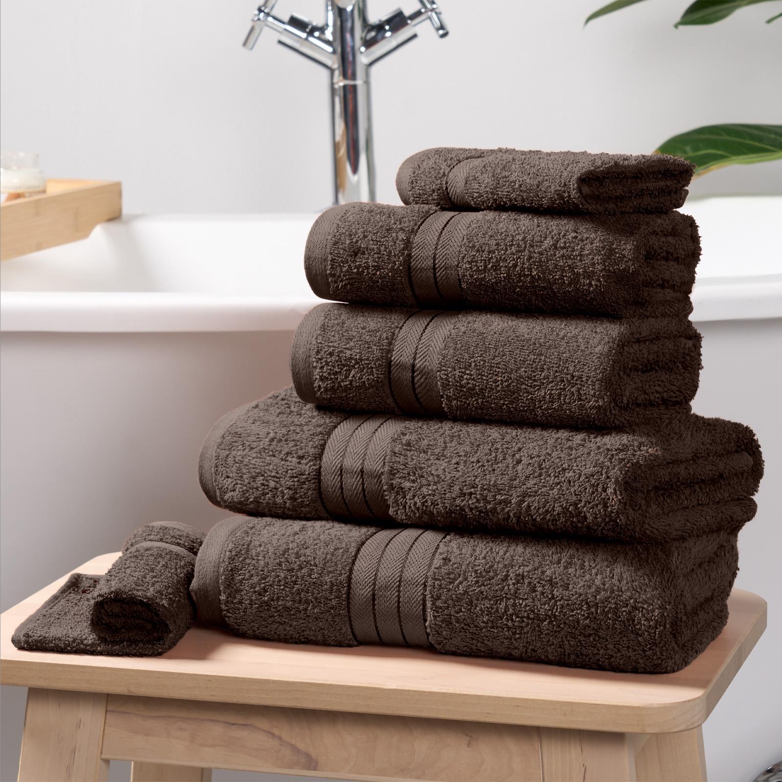 Luxury Dreamscene 100% Cotton Towel Set - Ultra Soft Bath, Hand, and Face Cloths for Ultimate Comfort