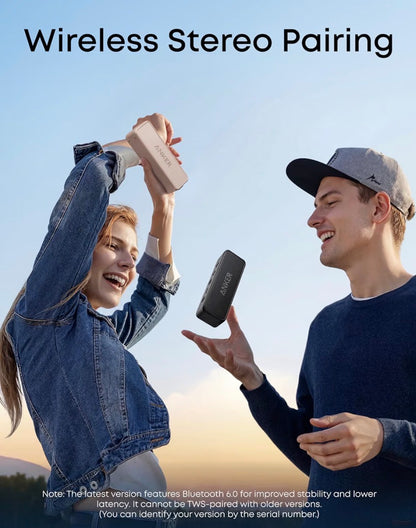 Anker Soundcore 2 Bluetooth Speaker 12W Stereo IPX7 24H Playtime