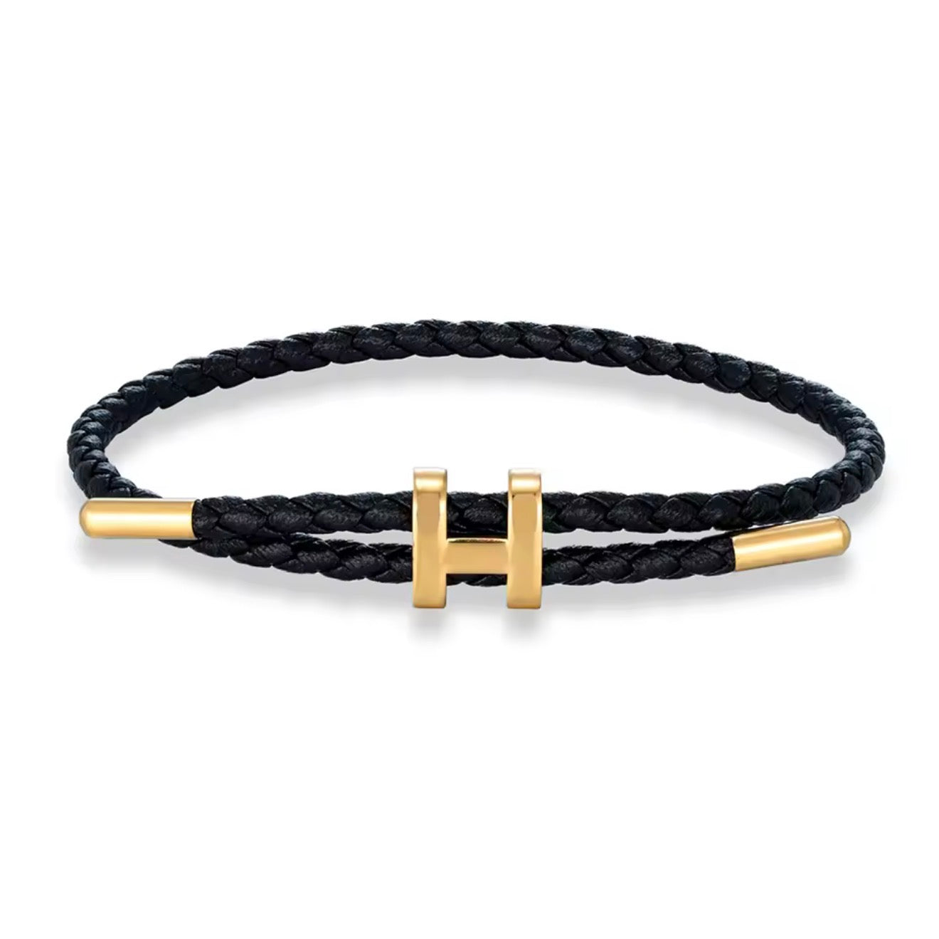 MKENDN Adjustable 3mm Red Braided Leather Bracelet for Men & Women Stainless Steel Jewelry Classic Simple Unisex Couple Gift