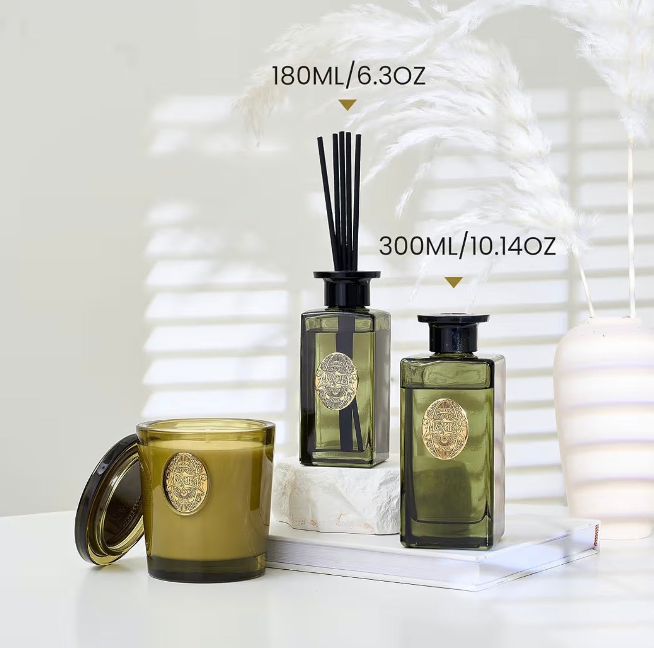 M&SENSE Lime Basil Reed Diffuser