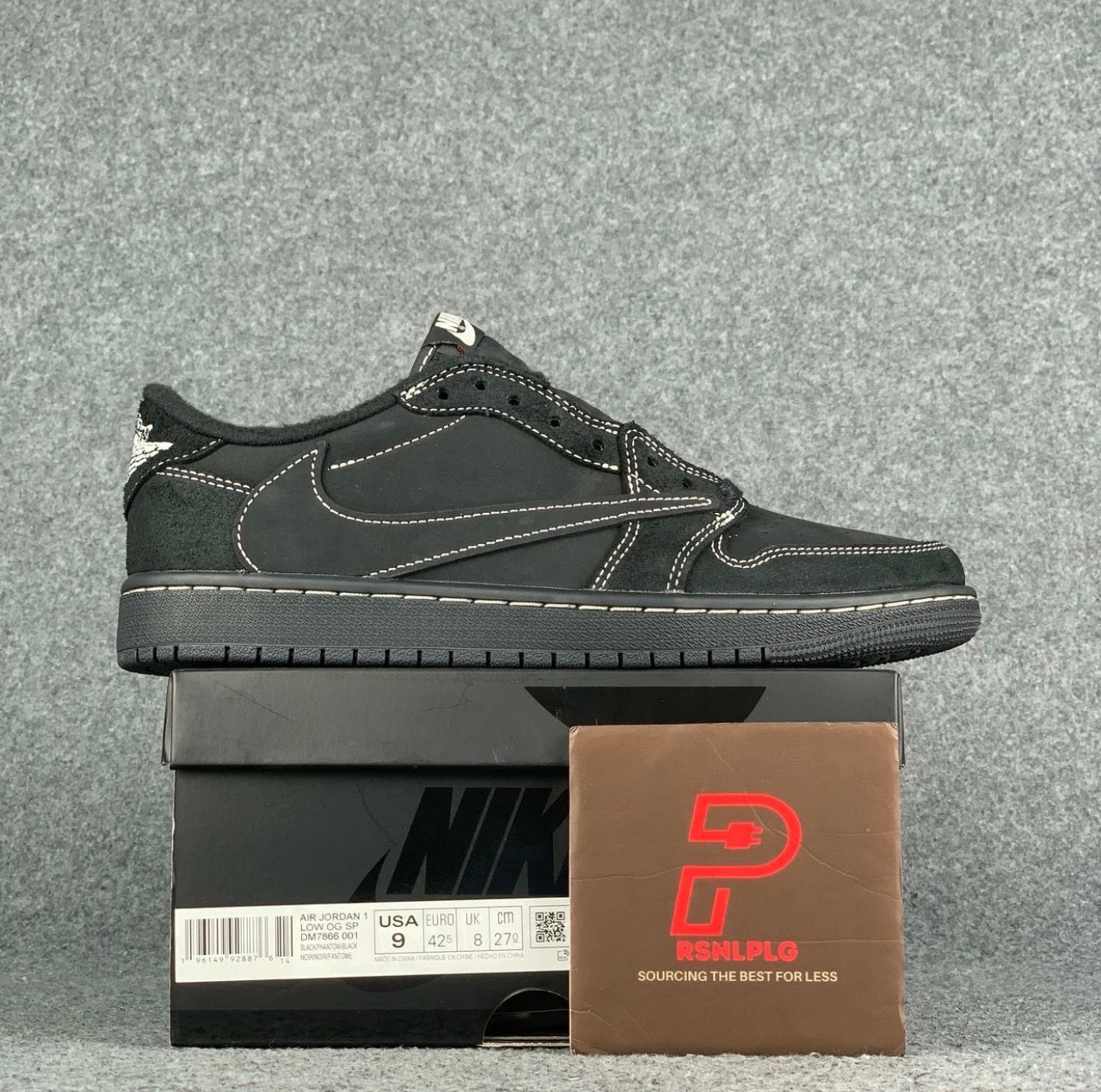 Travis Scott x Air Jordan 1 Low OG SP
'Black Phantom'