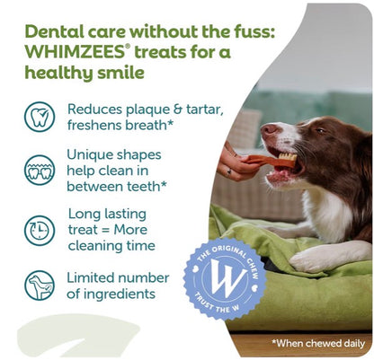 WHIMZEES Variety Box Dental Dog Chews Medium 28 Pack
