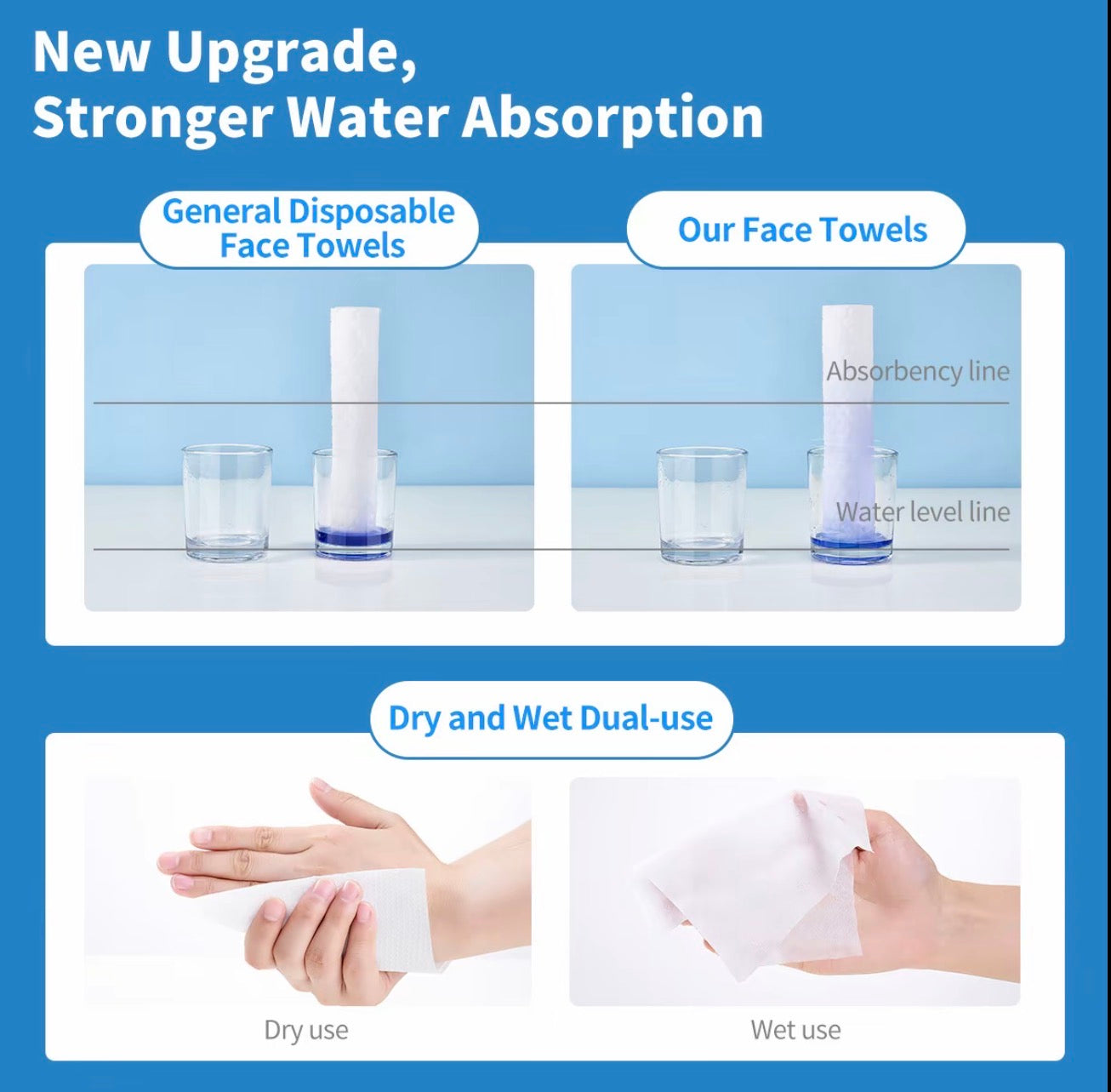 Matern’ella Disposable Face Towels 166 Pack