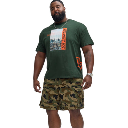 Twill Volley Cargo Shorts Camouflage