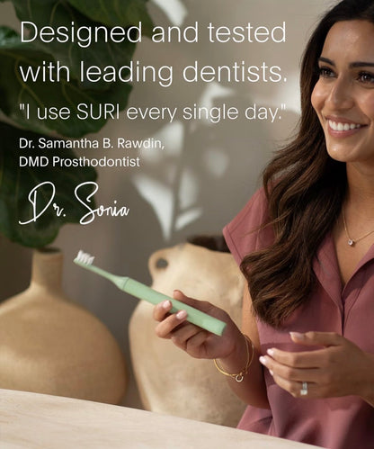 SURI Pro Sonic Electric Toothbrush with UV Travel Case