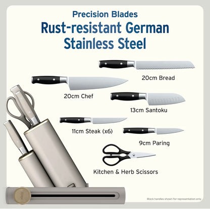 Ninja StaySharp 13-Piece Knife Block Set German Stainless Steel