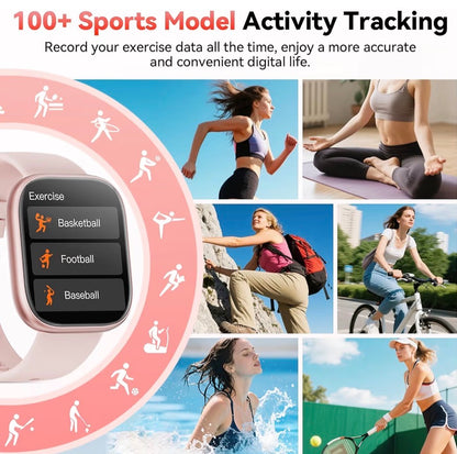 2026 Smart Watch 1.83 HD Bluetooth Calling 120+ Sports Modes Android iOS