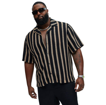Peyton Textured Shirt Black Combo