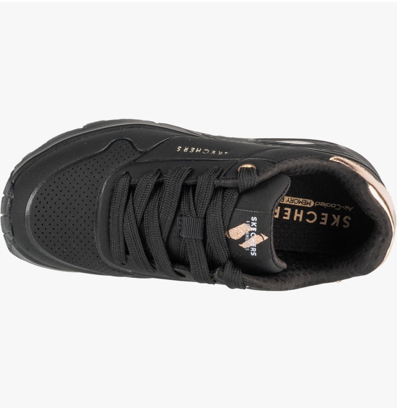 Skechers Girls Uno Gen1 Shimmer Away Slip-On Shoes