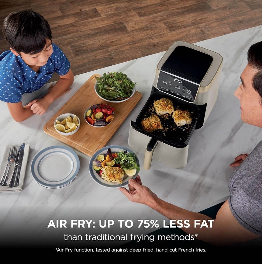 Ninja Air Fryer MAX PRO 6.2L AF180UKSD Stone Gold Digital Air Fryer
