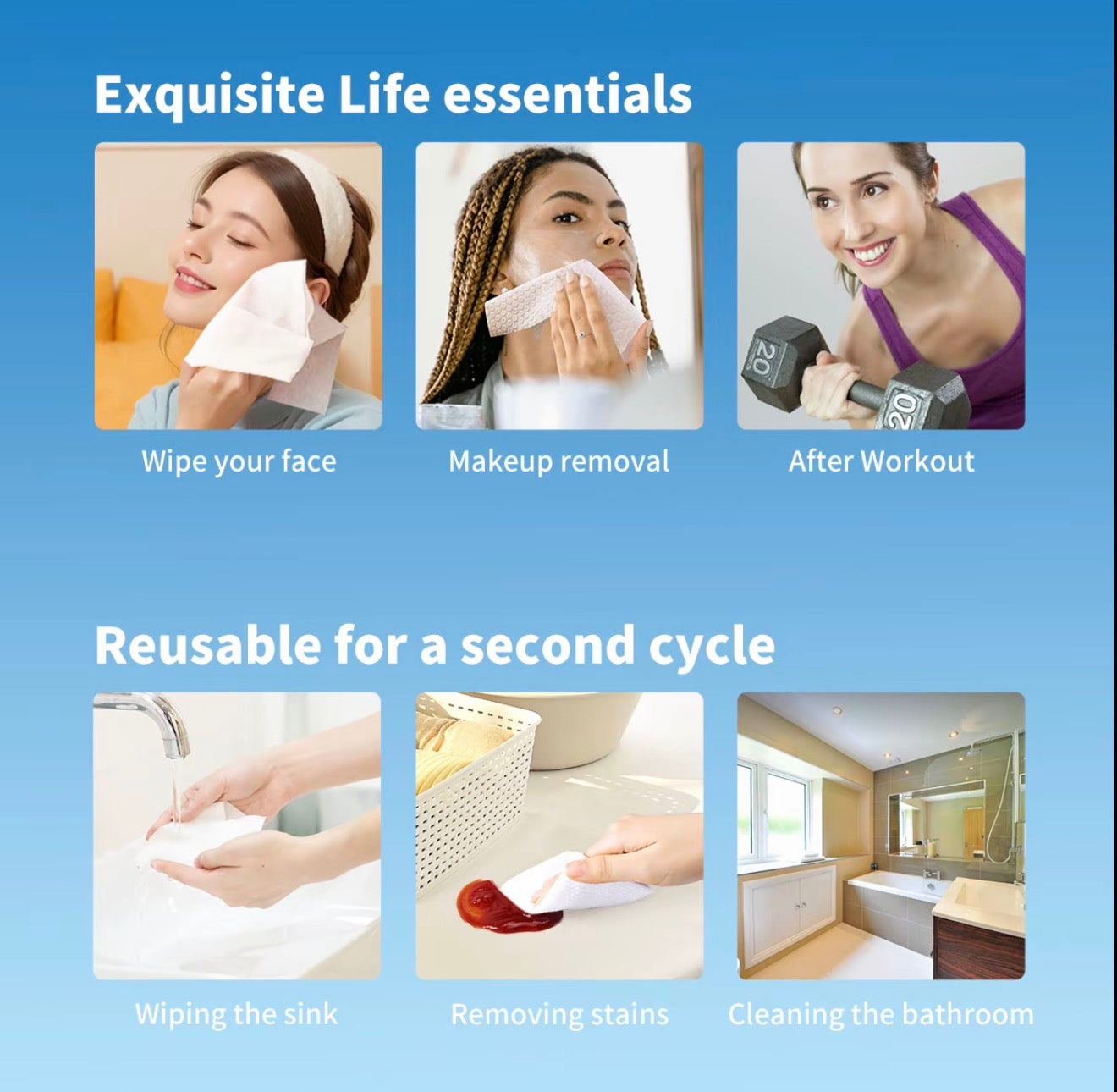 Matern’ella Disposable Face Towels 166 Pack