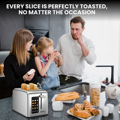 Toastley Smart Toaster 2 Slice with Screen Touch Control