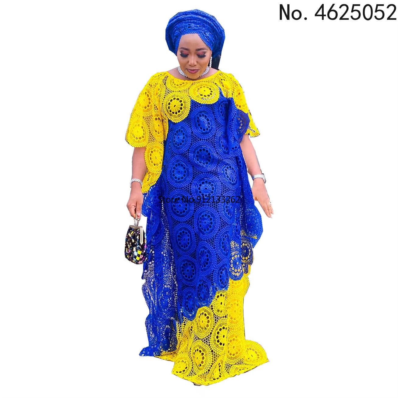Customized African Party Dresses for Women Elegant Lace Africa Clothing New Muslim Fashion Abayas Dashiki Robe Kaftan Long Maxi