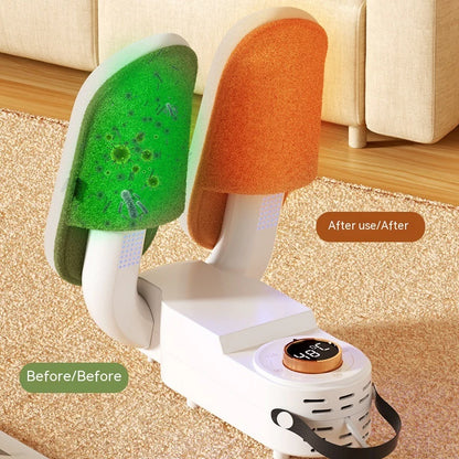 Smart Household Shoe Dryer with Purple Light and Dehumidification功能