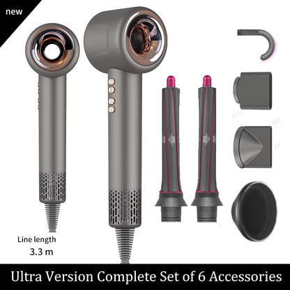 Super Hair Dryer 220V Leafless Hair Dryer Personal Hair Care Styling Negative Ion Tool Constant Anion Electric Hair Dryers
