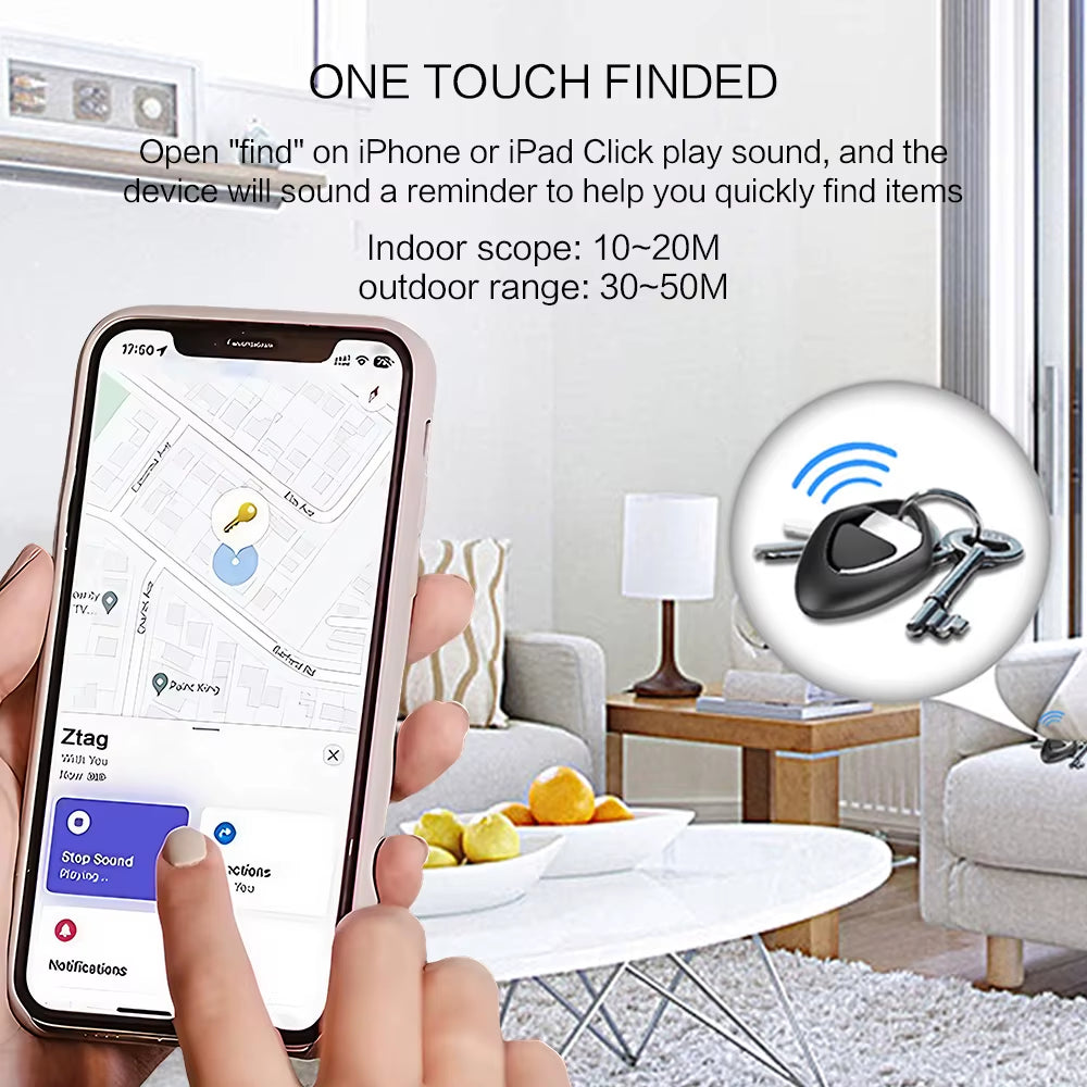 Smarttrack Link Bluetooth GPS Tracker with Apple Find My Integration for Earbuds and Luggage