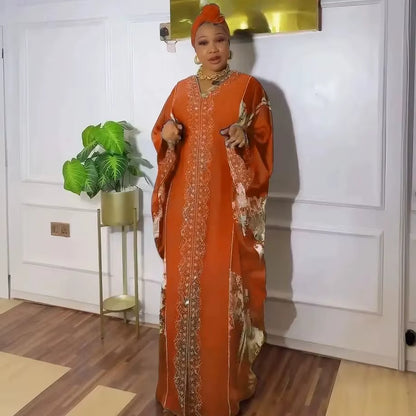 Abayas for Women Dubai Luxury 2025 African Muslim Fashion Dress Caftan Marocain Evening Party Dresses Boubou Robe Djellaba Femme