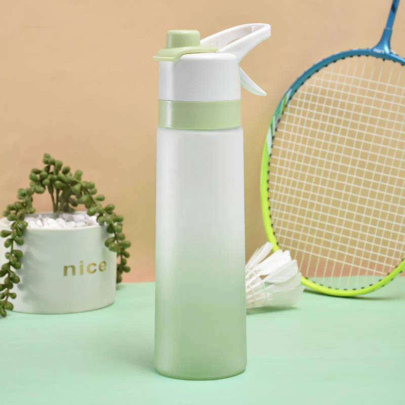 Large Capacity Spray Water Bottle for Girls - Ideal for Outdoor Sports, Fitness, and Travel