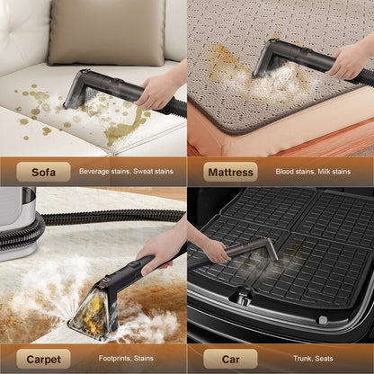 C988 Spot Cleaner 15Kpa 1650W Vacuum Steam Cleaner Spray Suction Integrated Handheld Cleaning Carpet Cleaner Machine