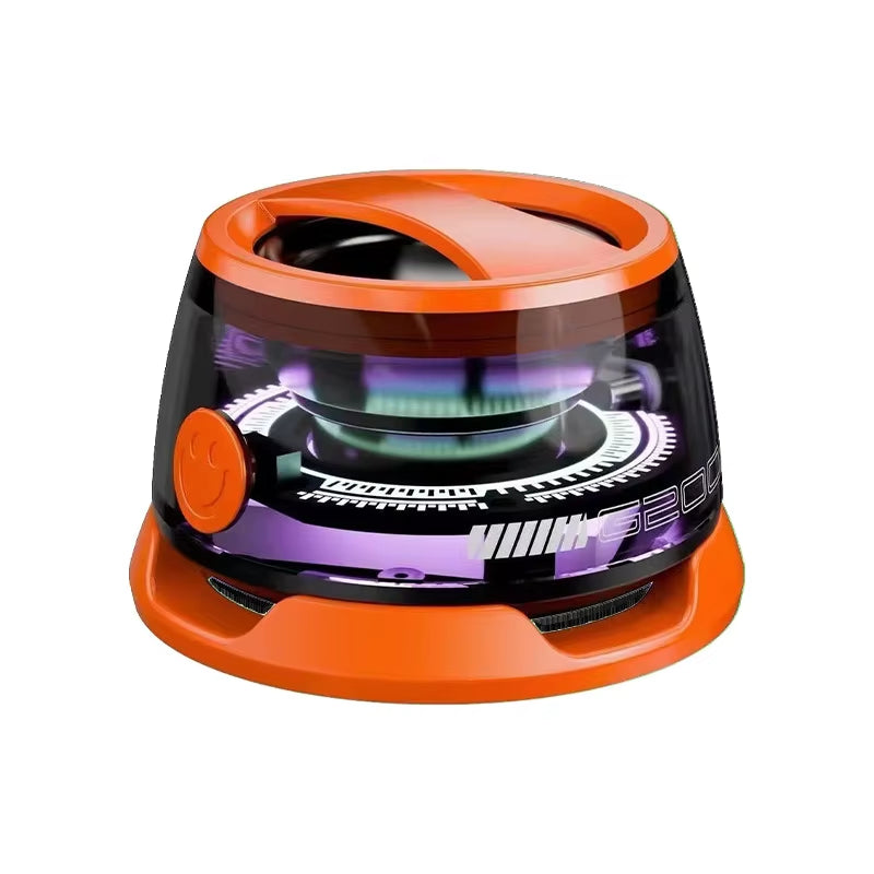 G200 Portable Bluetooth Speaker with RGB Lighting, Magnetic Design, Bluetooth 5.3 Technology, Compact Sound Box, 7-Hour Playback, and Integrated Phone Holder
