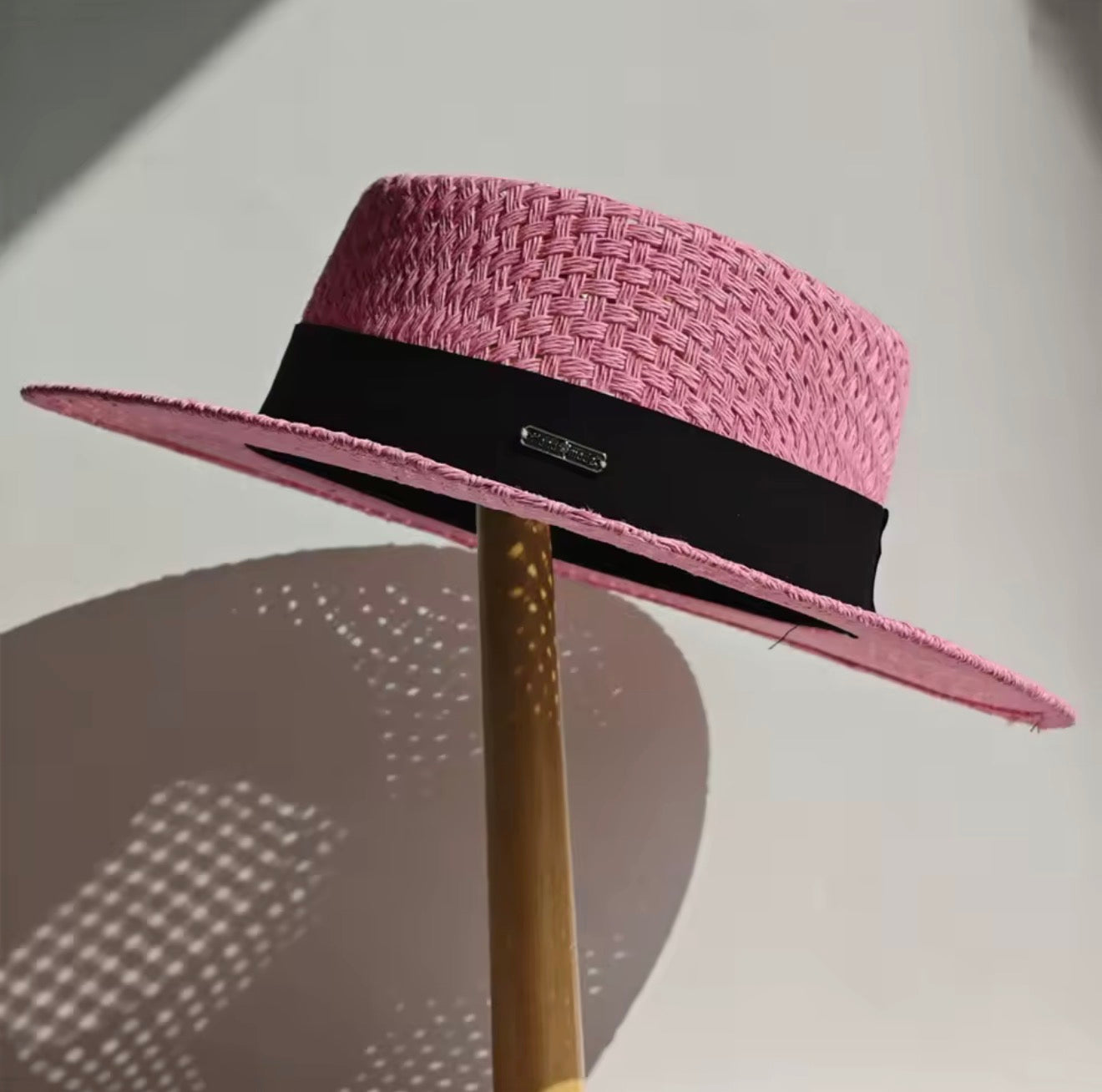 2026 Beach Straw Hat for Women Wide Brim UV Protection Boater Style Summer Hat