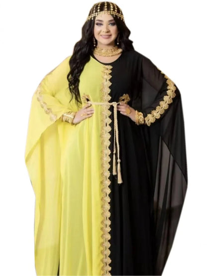 African Dresses for Women Vetement Femme Dashiki Abaya Print Maxi Dress Autumn New Africa Clothes Dashiki Ankara Dresses
