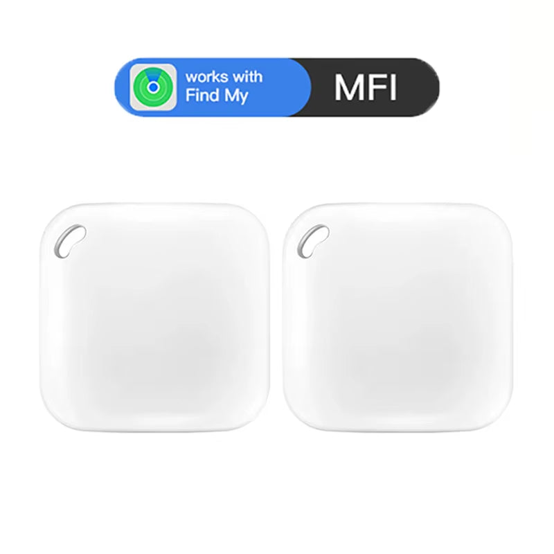 4-Pack Smart GPS Trackers - MFI Certified Anti-Lost Devices Compatible with Apple Find My App for Tracking Car Keys, Pets, and Children