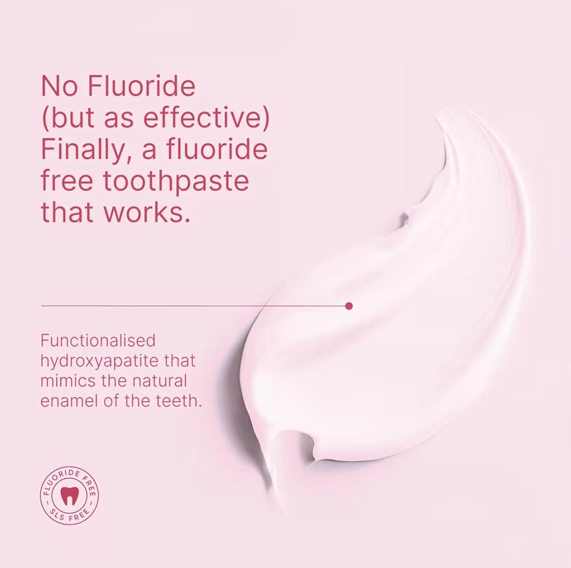 Gutology Kids Hydroxyapatite Toothpaste 75ml Fluoride Free Strawberry